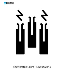 wire icon isolated sign symbol vector illustration - high quality black style vector icons
