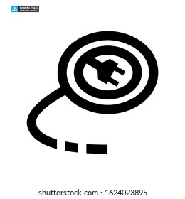 wire icon isolated sign symbol vector illustration - high quality black style vector icons
