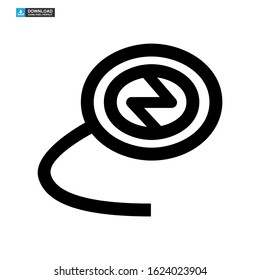 wire icon isolated sign symbol vector illustration - high quality black style vector icons
