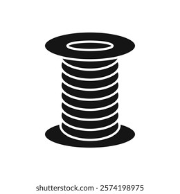 Wire icon Simple thin line flat symbol