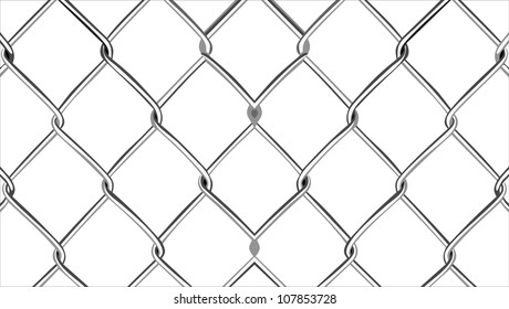 Wire mesh fence