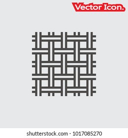 Wire mesh icon isolated sign symbol and flat style for app, web and digital design. Vector illustration.