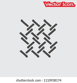 Wire mesh icon isolated sign symbol and flat style for app, web and digital design. Vector illustration.