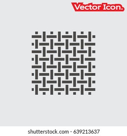 Wire mesh icon isolated sign symbol and flat style for app, web and digital design. Vector illustration.
