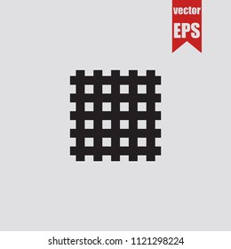 Wire mesh icon in trendy isolated on grey background.Vector illustration.