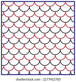Wire Mesh pattern two color
