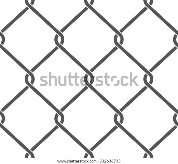 Wire Mesh Square Weave Cell Seamless Stock Vector (Royalty Free) 302636735