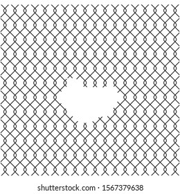 Wire mesh steel metal. Vector illustration. Seamless Steel Wire.