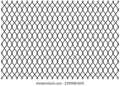 Wire mesh steel metal. Vector illustration.