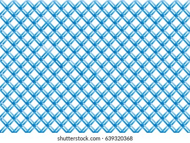 wire mesh white and blue line gradient pattern in vector