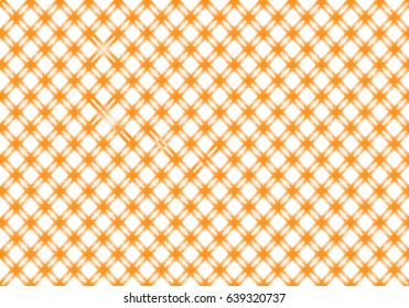 wire mesh white and orange line gradient pattern in vector