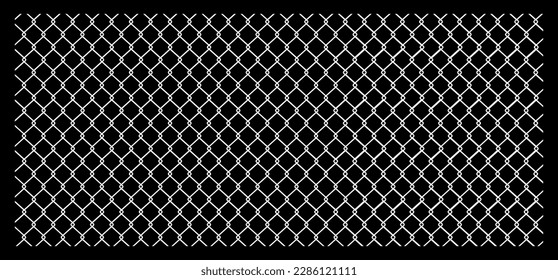 Wire net background vector illustration, black wire mesh isolated, barrier net metal wall, barbed wire fence, black grid for backdrop, fence barb for construction zone, wire grid of fence