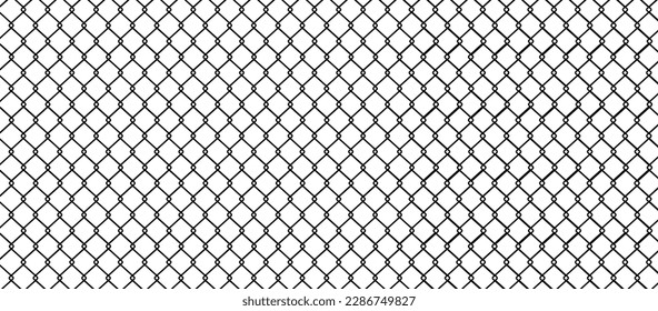Wire net background vector illustration, black wire mesh isolated, barrier net metal wall, barbed wire fence, black grid for backdrop, fence barb for construction zone, wire grid of fence
