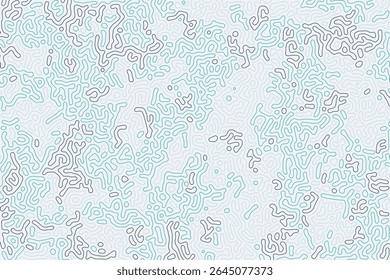 Wire organic shapes background with dynamic abstract lines and curved motion art