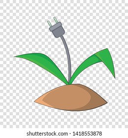 Wire plug icon. Cartoon illustration of wire plug vector icon for web