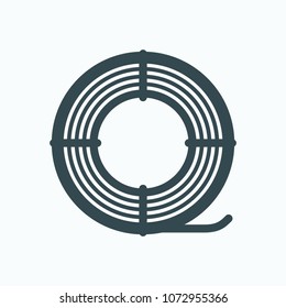 Wire Rod Vector Icon