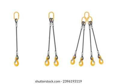 wire rope sling for lifting heavy load