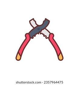 Wire Strippers icon in vector. Logotype