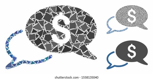 Wire transfer mosaic of bumpy pieces in different sizes and shades, based on wire transfer icon. Vector tuberous dots are grouped into collage. Wire transfer icons collage with dotted pattern.
