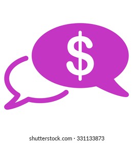 Wire Transfer vector icon. Style is flat violet symbol, rounded angles, white background.