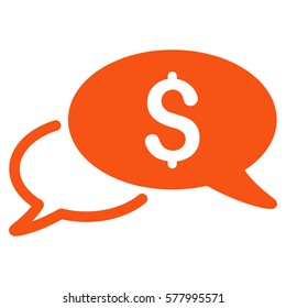 Wire Transfer vector pictogram. Illustration style is a flat iconic orange symbol on white background.