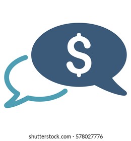 Wire Transfer vector pictograph. Illustration style is a flat iconic bicolor cyan and blue symbol on white background.