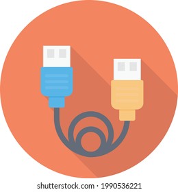 Draht-Vektorflachfarbensymbol