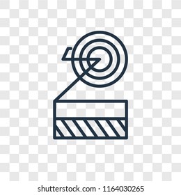 Wire vector icon isolated on transparent background, Wire logo concept