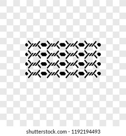 Wire vector icon isolated on transparent background, Wire transparency logo concept