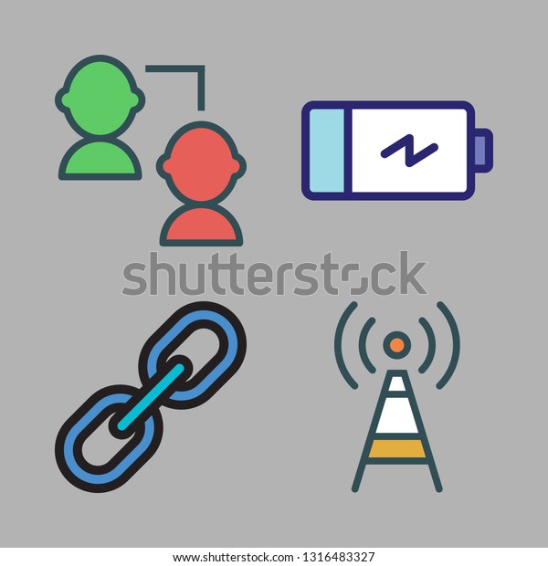 wire vector icon\
set