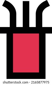 Ilustración del vector de alambre en un fondo transparente.Símbolos de calidad superior.Icono del vector de trazo para el diseño de concepto y gráfico.