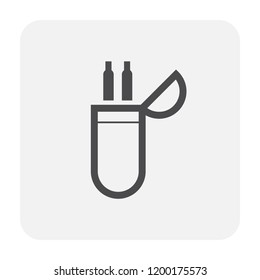 Wire for welding work icon.