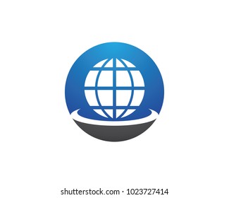 Wire World Logo Template vector illustration