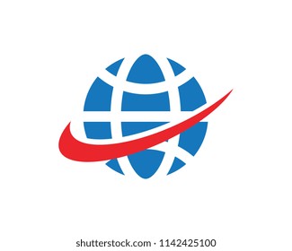 Wire World Logo Template vector icon illustration