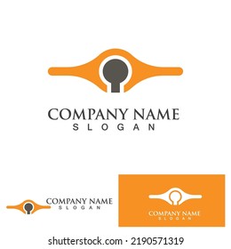 Wire World Logo Template vector illustration