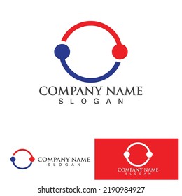 Wire World Logo Template vector illustration