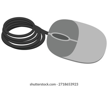 Arte de Clip de ratón de computadora con cable
