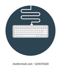 Wired keyboard connection