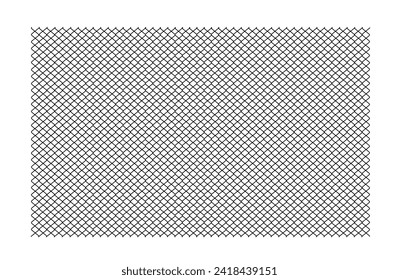 Wired Metal Fence Pattern. Fences and borders concept vector art