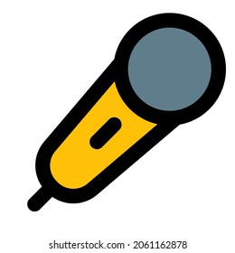 Wired microphone for studio and other playback use
