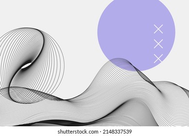 Wireframe abstract background. Wireframe science backdrop. Futuristic visualization design. Scientific wallpaper. Corporate dynamic digital template. Website header, flyer layout. Vector illustration.