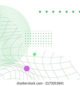 Wireframe background with plexus effect. Futuristic vector illustration.