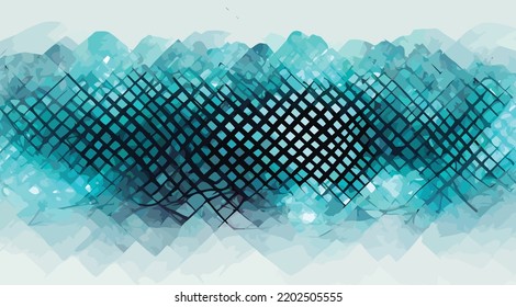 wireframe background with plexus effect. Futuristic vector wallpaper