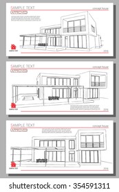Wireframe blueprint drawing of 3D building. Vector architectural template background. Architectural drawing. Architectural theme.