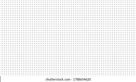 Wireframe grid mesh digital landscape with linear halftone dots . Abstract geometric background . Vector 