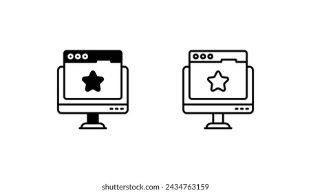 Wireframe icon design with white background stock illustration