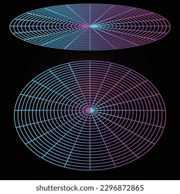 Icono de trama en un fondo oscuro, ilustración de arte vectorial fácilmente modificable