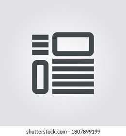 Wireframe Icon. wireframe symbol isolated on Gradient background. Vector Illustration