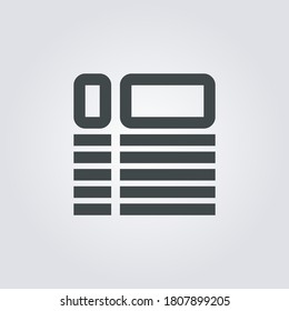 Wireframe Icon. wireframe symbol isolated on Gradient background. Vector Illustration