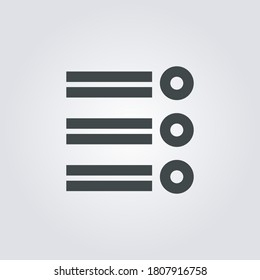 Wireframe Icon. wireframe symbol isolated on Gradient background. Vector Illustration